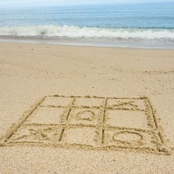 Beach Tic-Tac-Toe