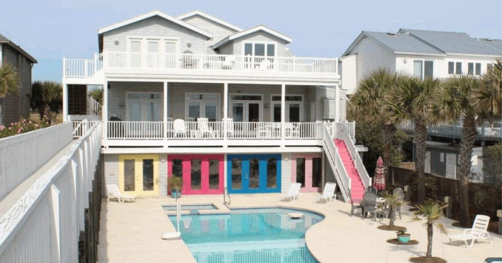 ocean isle beach vacation rental with pool