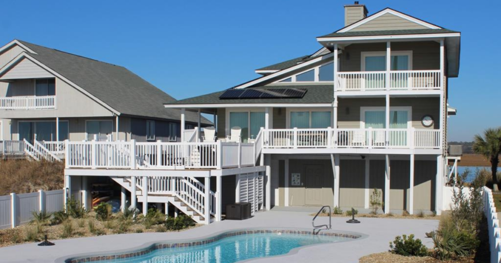 ocean isle beach vacation rental with pool