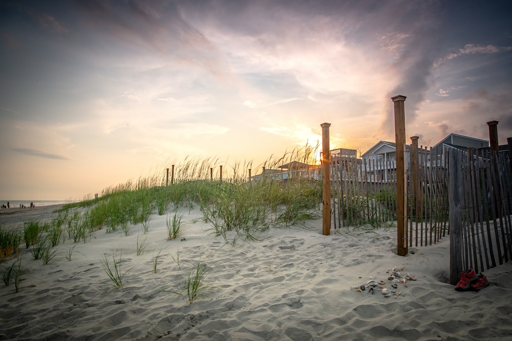 Ocean Isle Beach sand afternoon