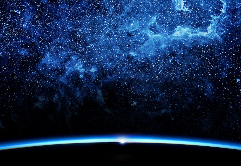 Planetarium with stars