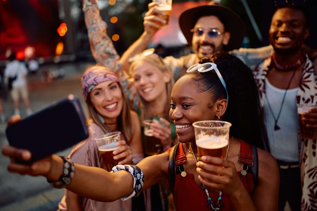 Travel Influencers having fun.