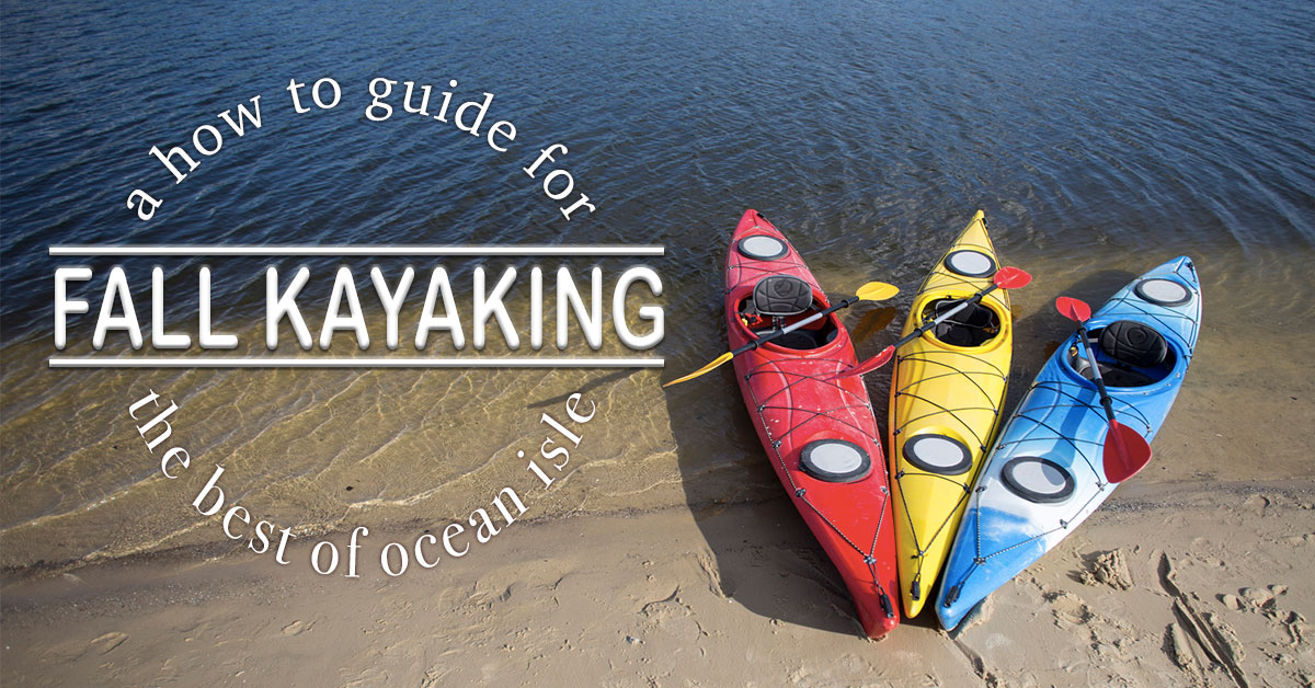 A How to Guide for the Best of Ocean Isle- Fall Kayaking