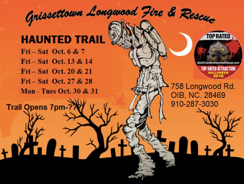 Haunted Trail Schedule
