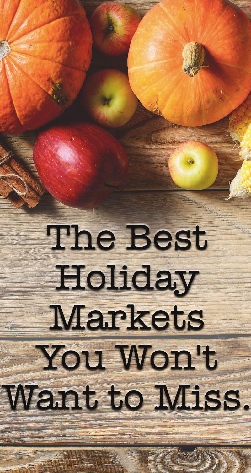 Holiday Markets Pin