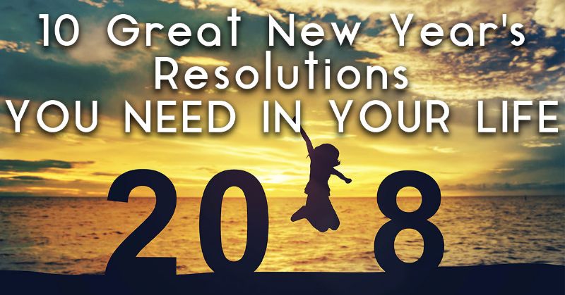 Great New Year's Resolutions
