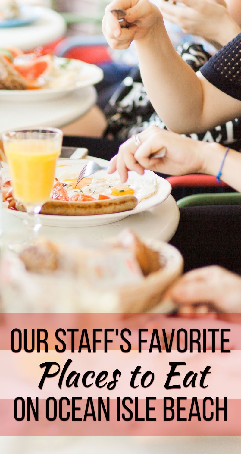 Staff's Favorite Places to Eat