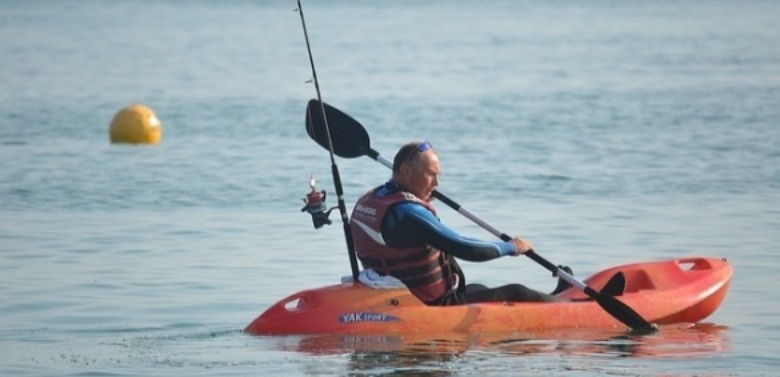 man kayak fishing | Williamson Realty