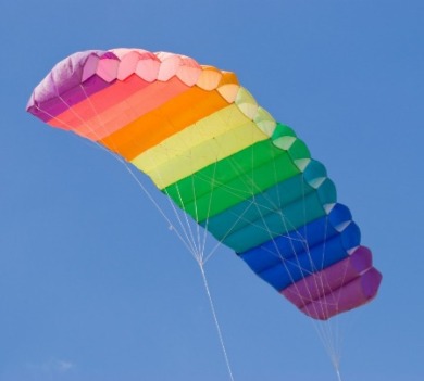 rainbow parafoil kite | Williamson Realty