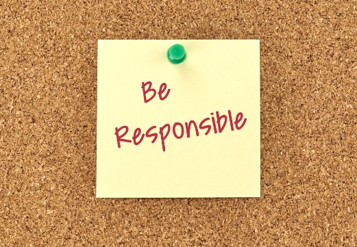 Be responsible on a post-it note | Williamson Realty Vacations