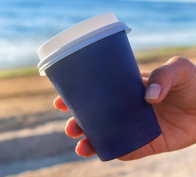 To go cup of coffee on the beach | Williamson Realty Vacations Ocean Isle Beach Rentals