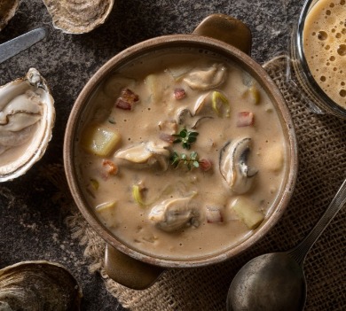 bowl of oyster stew | Williamson Realty
