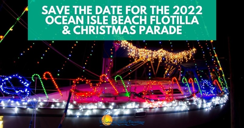 Save the Date for the 2022 Ocean Isle Beach Flotilla and Christmas Parade