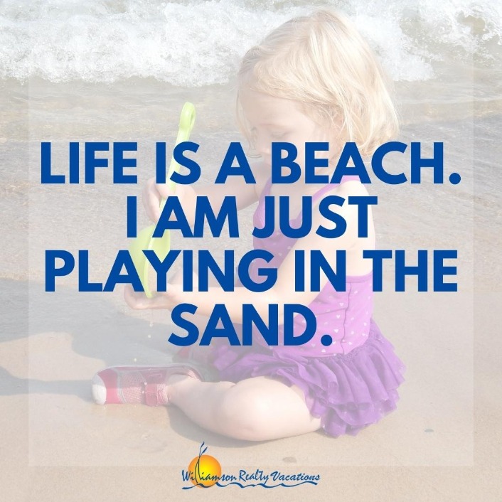 Sky above, sand below, peace within | Williamson Realty Vacations OIB Rentals