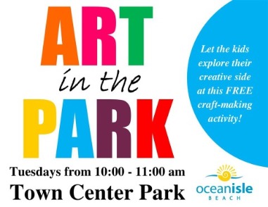 OIB Summer 2022 Art in the Park  | Williamson Realty Ocean Isle Beach Vacation Rentals