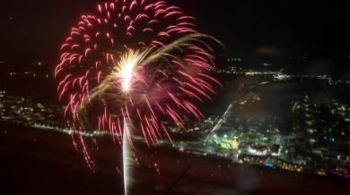 Fireworks off of the OIB Pier  | Williamson Realty Ocean Isle Beach Vacation Rentals