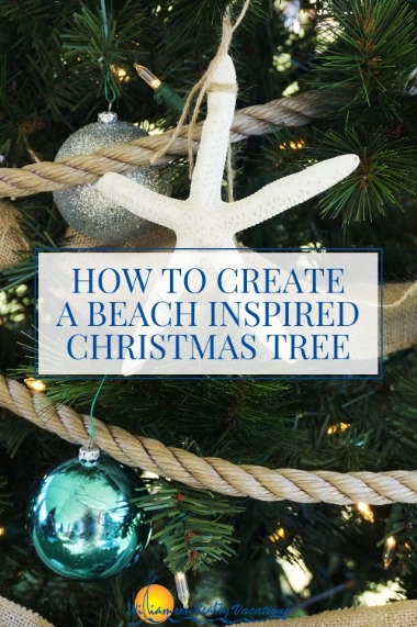 How to Create A Beach Inspired Christmas Tree