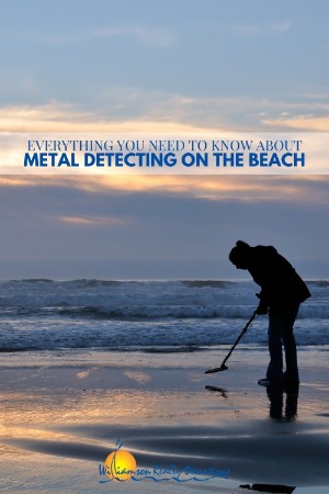 Metal Detecting on the Beach Pin