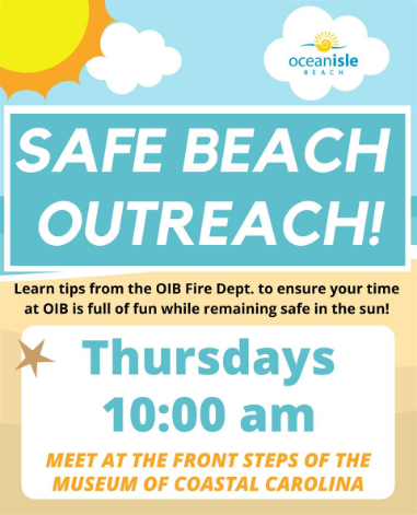 Summer Safe Beach Outreach OIB | Williamson Realty Ocean Isle Beach Vacation Rentals