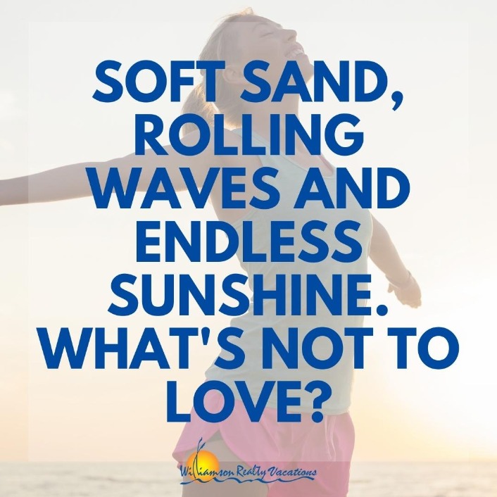 Sky above, sand below, peace within | Williamson Realty Vacations OIB Rentals