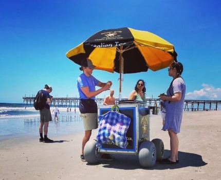 Sunset Slush Italian Ice on the beach in OIB | Williamson Ocean Isle Beach Vacation Rentals