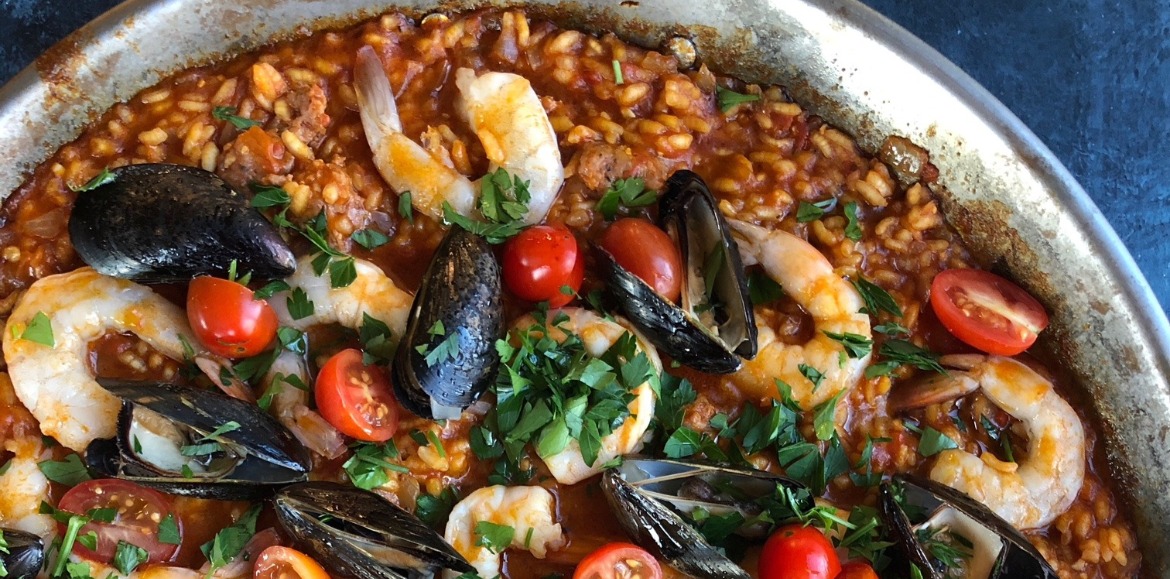Seafood Paella | Williamson Realty